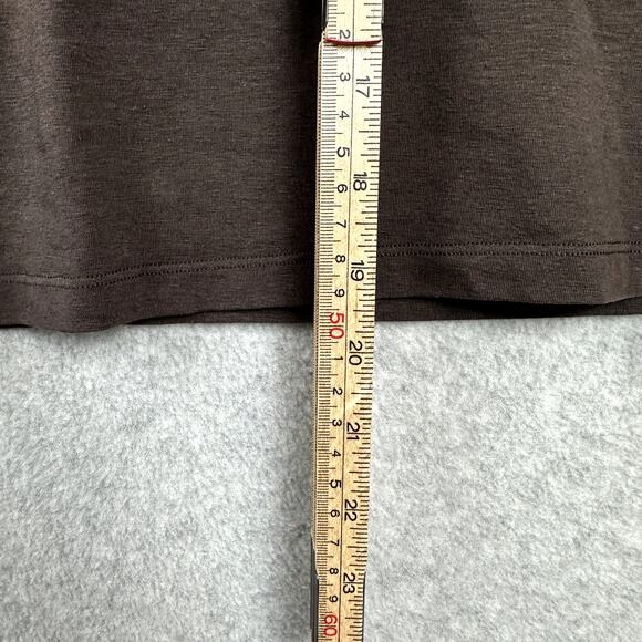 Lululemon Classic Fit Cotton Blend Tank Size 8 Brown Crop Gym Yoga Athleisure - Picture 7 of 7